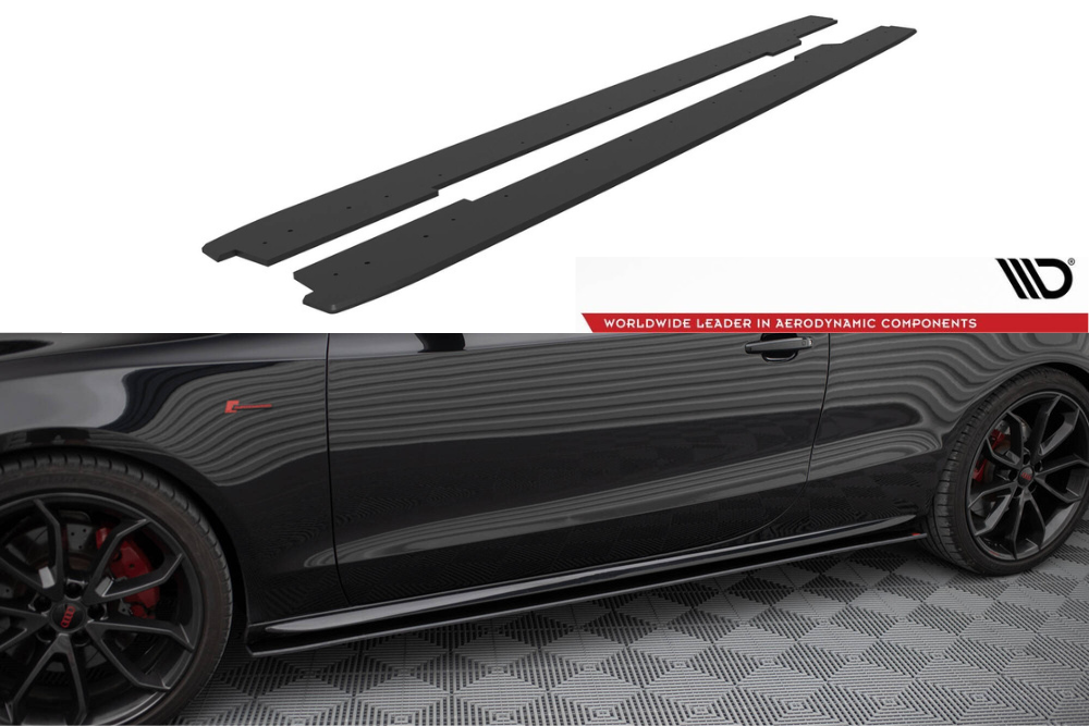 Maxton Seitenschweller Audi A5 / A5 S-Line / S5 Coupe / Cabrio 8T / 8T Facelift 2007-2016