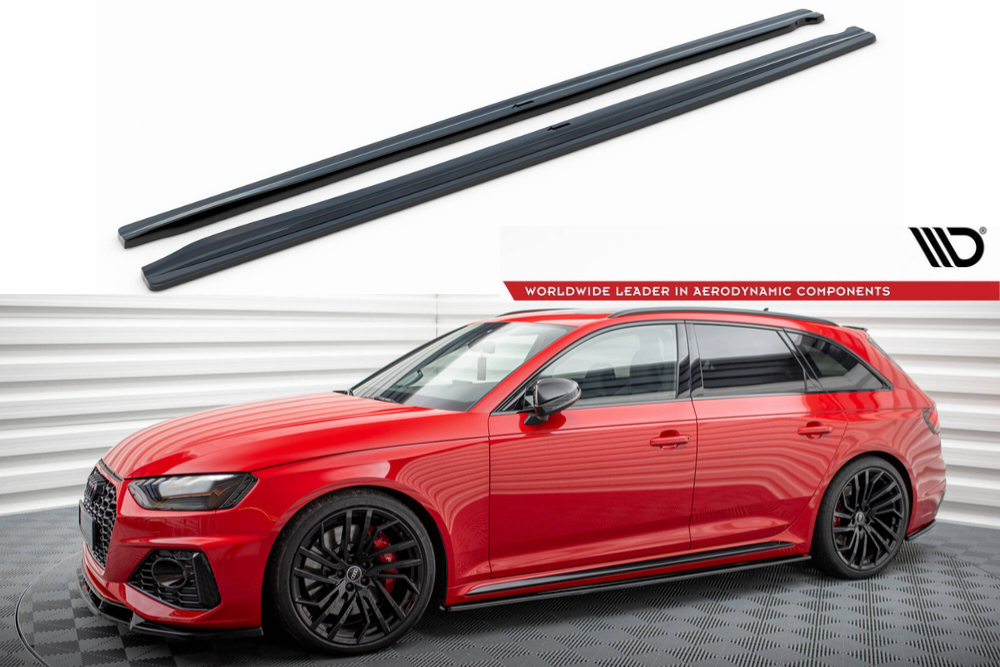 Maxton Design Seitenschweller Audi RS4 B9 / B9 Facelift 2017-2024