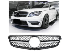 Mercedes Grille W204 – Sporty GT-R Look design in Gloss Black | Mercedes Maski W204 | Mercedes Kühlergrill W204