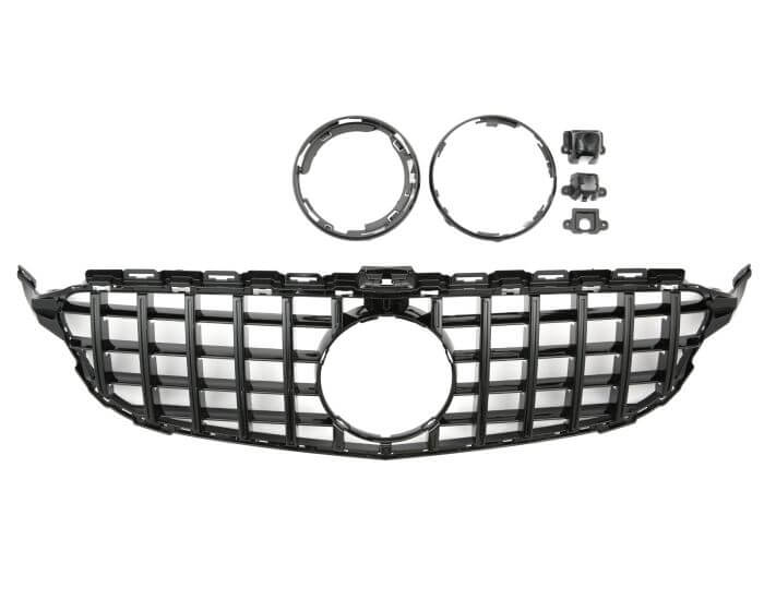 Mercedes Grille W205 – High-quality ABS grille with perfect fit | Mercedes Maski W205 | Mercedes Kühlergrill W205