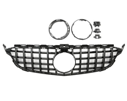 Mercedes Grille W205 – High-quality ABS grille with perfect fit | Mercedes Maski W205 | Mercedes Kühlergrill W205