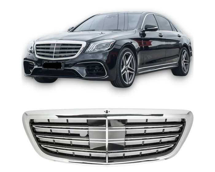 Mercedes Grille W222 – Stylish front grille for Mercedes-Benz S-Class | Mercedes Maski W222 | Mercedes Kühlergrill W222