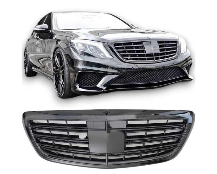 Mercedes Mask W222 S 2014–2020 Glossy black Sport mask