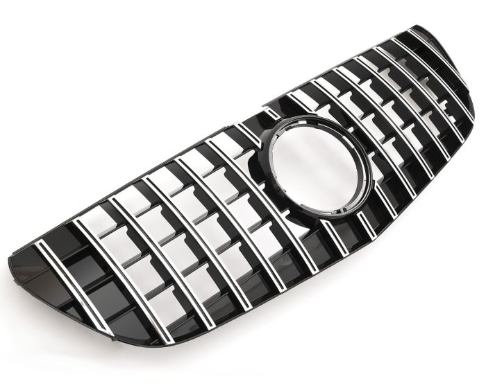 Mercedes Maski / Mercedes Grille / Mercedes Kühlergrill W447 Vito 2014–2019 Panamericana Look Musta