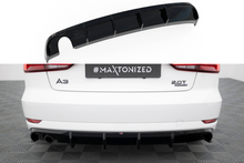 Maxton Design Heckdiffusor Audi A3 Limousine 8V Facelift (Version mit einem Auspuffende auf einer Seite)