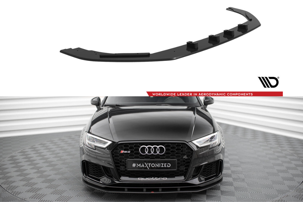 Maxton Design Frontlippe Audi RS3 Limousine 8V Facelift 2017 – 2020 – Street Pro Frontsplitter Audi RS3 Limousine