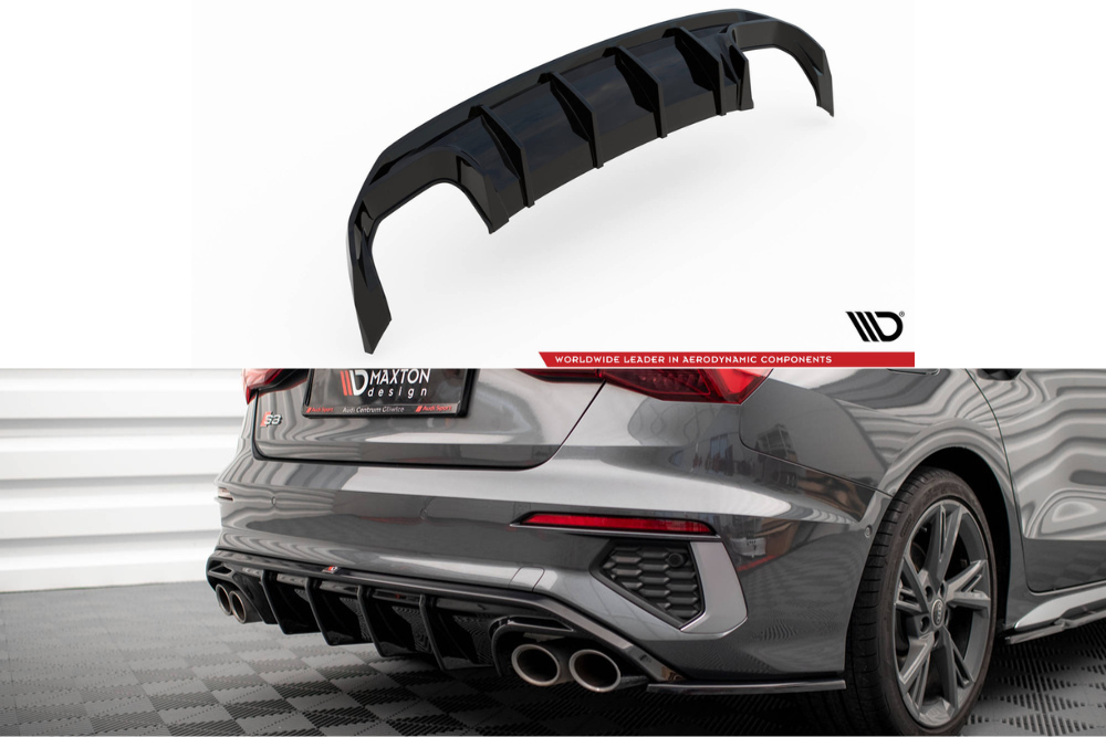 Maxton Design Heckdiffusor Audi S3 Limousine 8J 2020 – Heckschürze Audi S3 Limousine