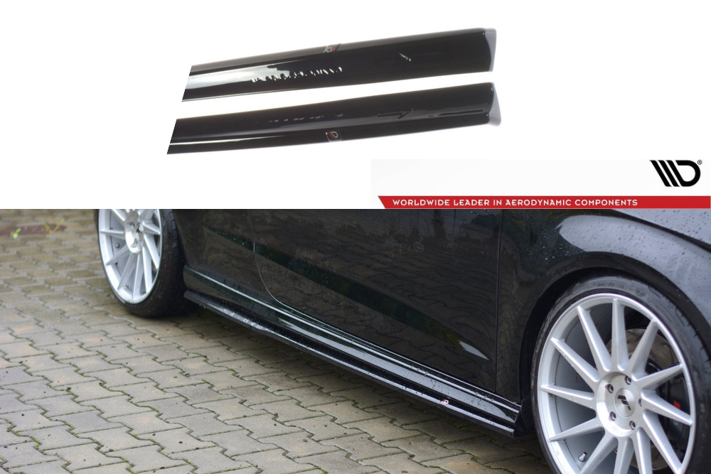 Maxton Design Seitenschweller Audi S3 / A3 S-Line 8V / 8V FL Schrägheck 2012 - 2020