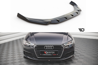 Maxton Frontlippe Audi A4 B9 V.2 2015 - 2019 / Frontsplitter V.2 Audi A4 B9