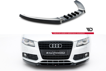 Maxton Frontlippe Audi A4 Limousine / Avant B8 2007 - 2011 / Frontsplitter VAudi A4 Limousine / Avant B8