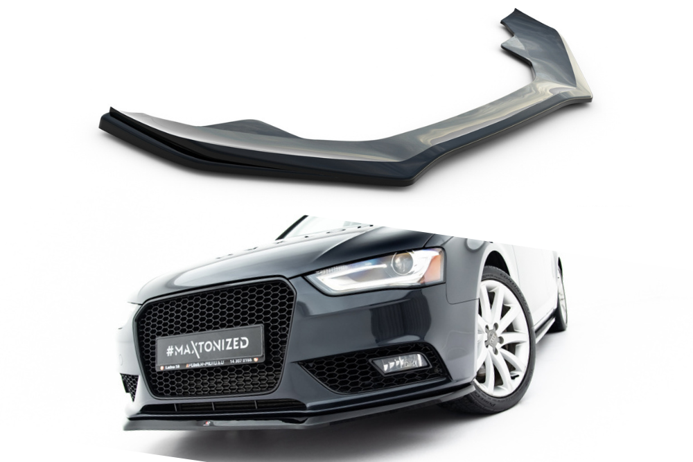 Maxton Frontlippe Audi A4 B8 FL V.2 2011-2015 / Frontsplitter V.2 Audi A4 B8 FL