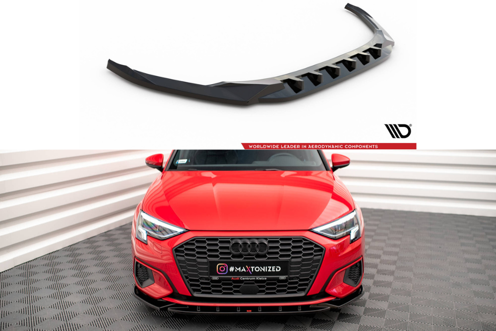 Maxton Design Frontsplitter Audi A3 8Y V.1 2020 - 2024 - Frontsplitter V.1 Audi A3 8Y