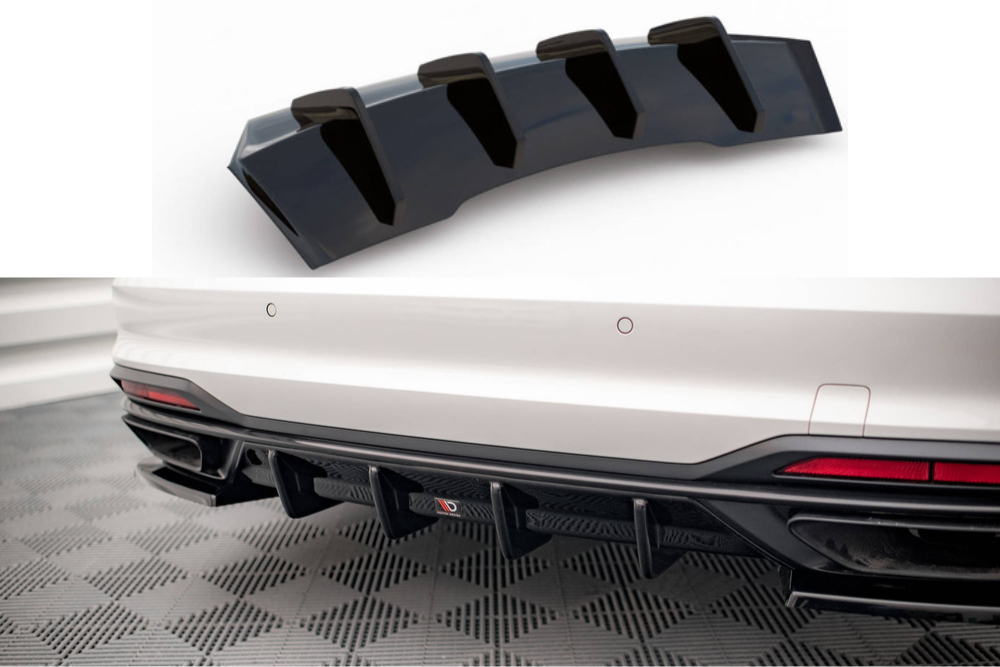 Maxton Design Heckdiffusor Audi A4 B9 Facelift 2019-2024