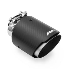 RM Exhaust Header 76 mm | Matte Carbon Fiber &amp; Stainless Steel