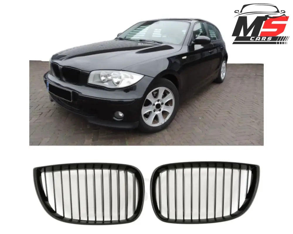 BMW Kidney Grille E87 – Stylish front grille for BMW 1-Series Hatchback | BMW Munuaiset E87 | BMW Kühlergrill E87