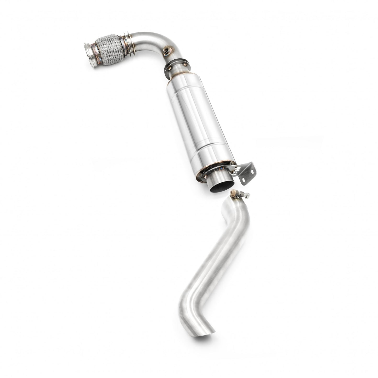 RM Can Am Maverick X3 downpipe with muffler and tips