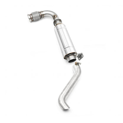 RM Can Am Maverick X3 downpipe with muffler and tips