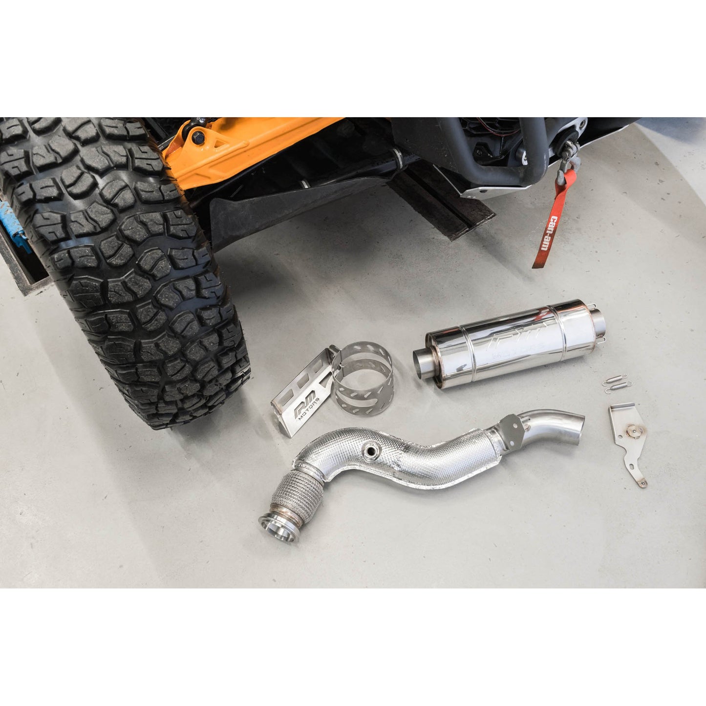 RM Can Am Maverick X3 Turbo sports exhaust with silencer 2017-