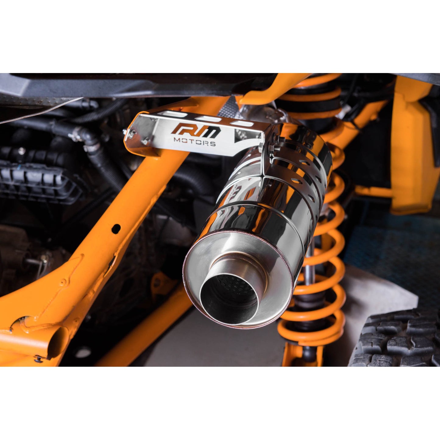 RM Can Am Maverick X3 Turbo sports exhaust with silencer 2017-