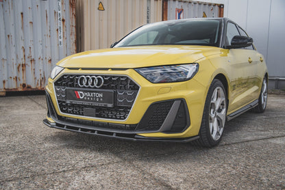Maxton Design Frontlippe V.1 Audi A1 S-Line GB 2018- / Frontsplitter
