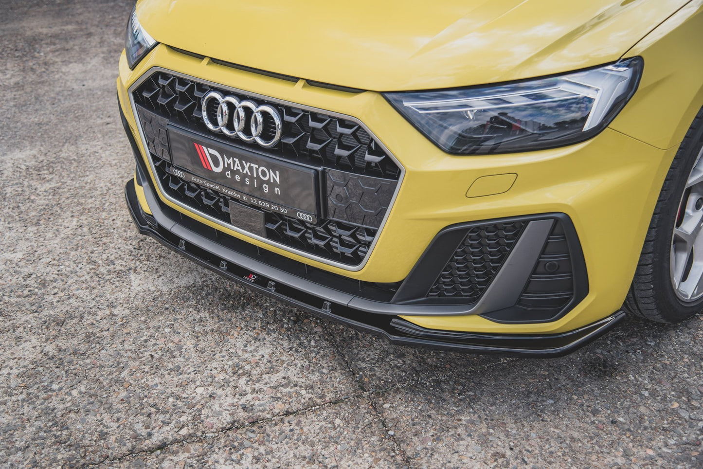 Maxton Design Frontlippe V.1 Audi A1 S-Line GB 2018- / Frontsplitter