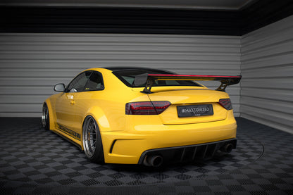 Maxton Design Carbon Spoiler Audi A5 Coupe 8T mit LED-Leuchten 2007-2017