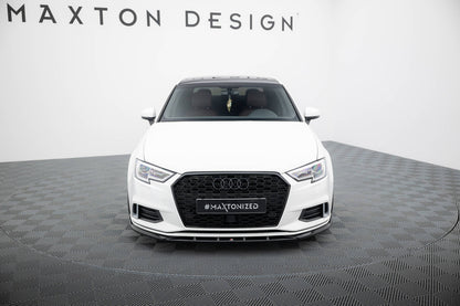 Maxton Design Frontlippe Audi A3 Limousine 8V Facelift 2016 – 2020 – Frontsplitter Audi A3 Limousine