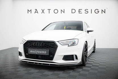 Maxton Design Frontlippe Audi A3 Limousine 8V Facelift 2016 – 2020 – Frontsplitter Audi A3 Limousine