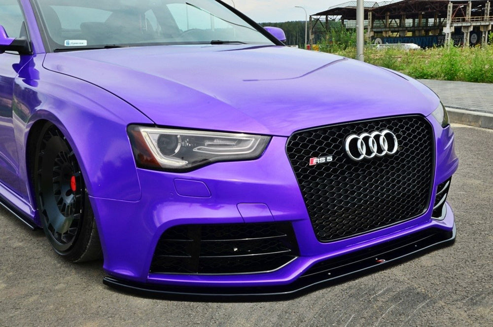 Maxton Frontlippe Audi RS5 8T / 8T FL 2010-2016 / Frontsplitter Audi RS5 8T