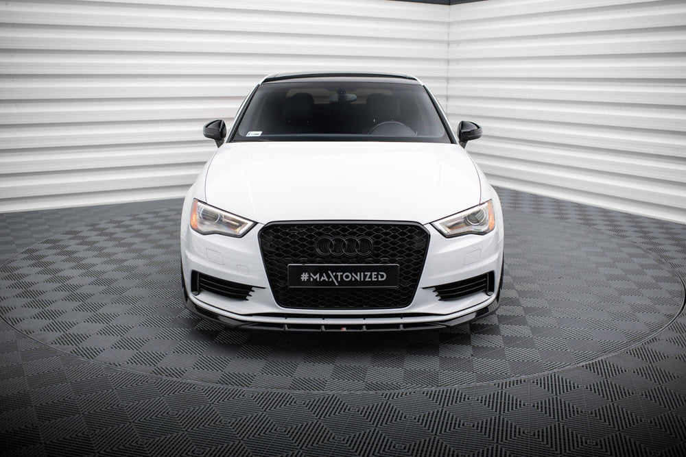 Maxton Design Frontlippe Audi A3 Limousine 8V 2013–2016 V.1 – Frontsplitter V.1 Audi A3 Limousine 8V
