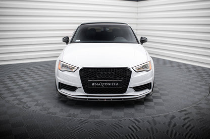 Maxton Design Frontlippe Audi A3 Limousine 8V 2013–2016 V.1 – Frontsplitter V.1 Audi A3 Limousine 8V