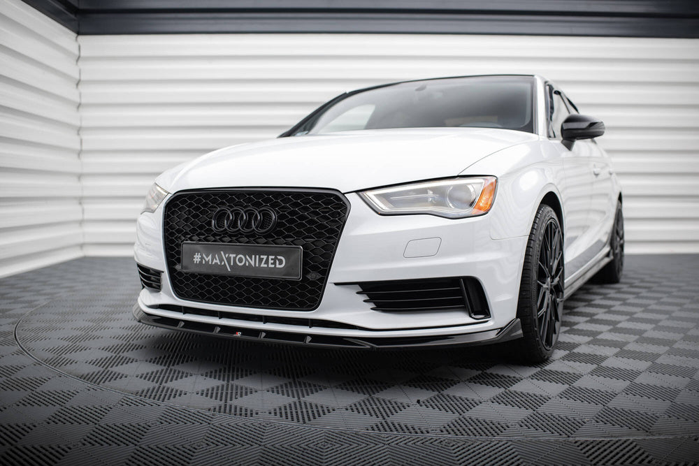 Maxton Design Frontlippe Audi A3 Limousine 8V 2013–2016 V.1 – Frontsplitter V.1 Audi A3 Limousine 8V