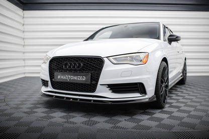 Maxton Design Frontlippe Audi A3 Limousine 8V 2013–2016 V.1 – Frontsplitter V.1 Audi A3 Limousine 8V