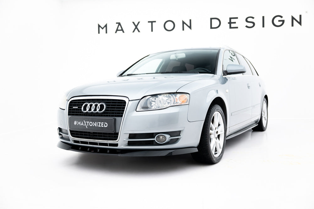 Maxton Frontlippe Audi A4 B7 V.1 2004-2007 / Frontsplitter V.1 Audi A4 B7