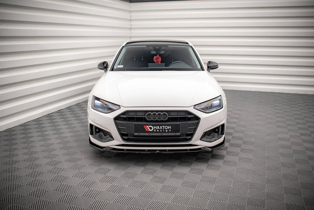 Maxton Frontlippe Audi A4 B9 Facelift V.1 2019 - 2024 / Frontsplitter Audi A4 B9 Facelift