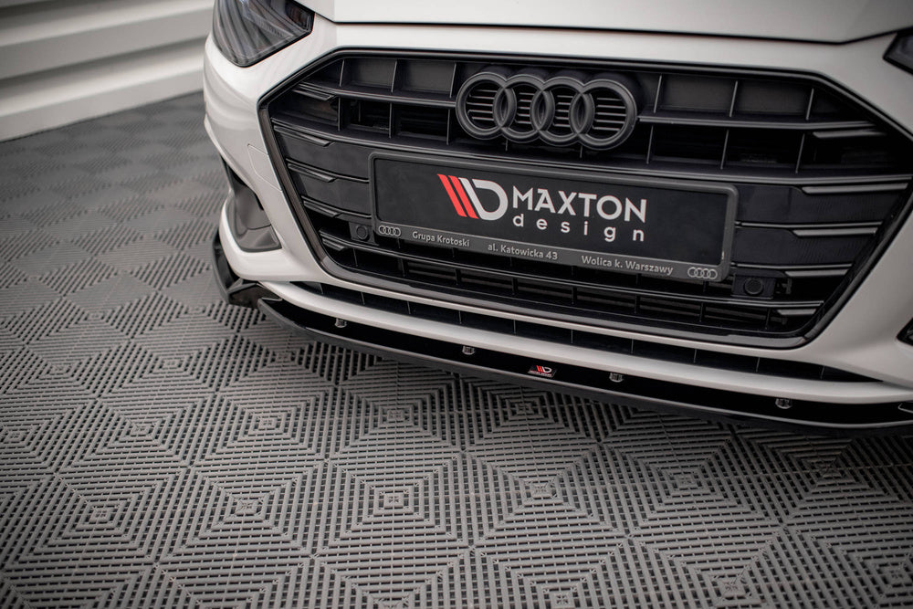 Maxton Frontlippe Audi A4 B9 Facelift V.1 2019 - 2024 / Frontsplitter Audi A4 B9 Facelift