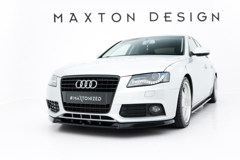 Maxton Frontlippe Audi A4 Limousine / Avant B8 2007 - 2011 / Frontsplitter VAudi A4 Limousine / Avant B8