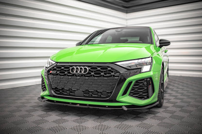 Maxton Design Frontlippe Audi RS3 Limousine 8Y V.1 2020 – 2024 – Frontsplitter V.1 Audi RS3 Limousine 8Y