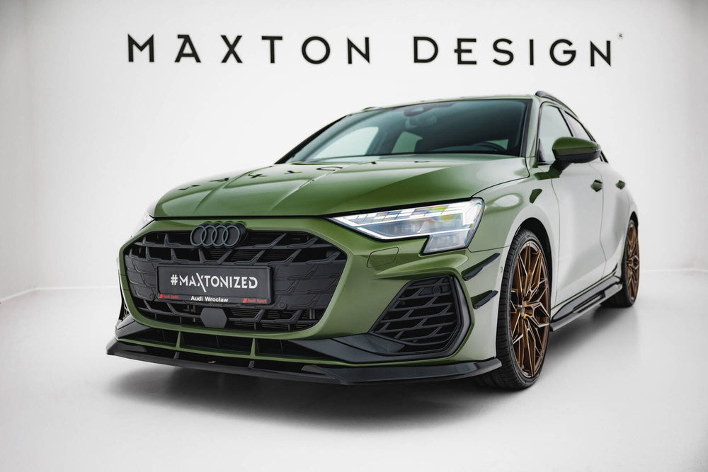 Maxton Design Frontlippe Audi S3 Sportback / A3 S-line Sportback 8Y Facelift V.1 2024-