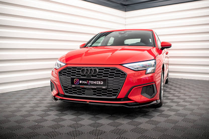 Maxton Design Frontsplitter Audi A3 8Y V.2 2020 - 2024 - Frontsplitter V.2 Audi A3 8Y