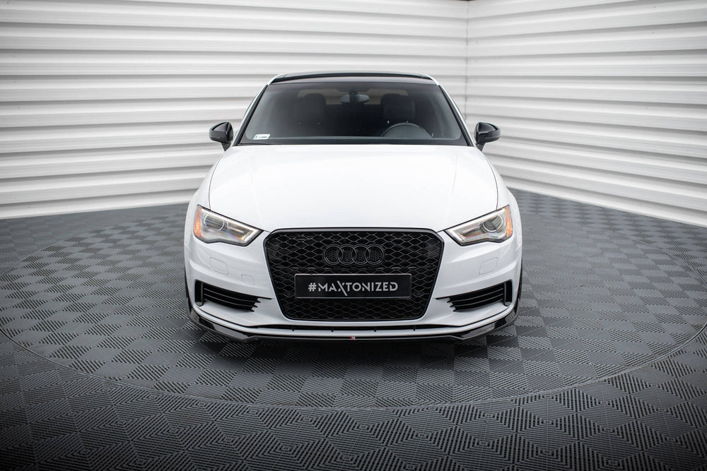 Maxton Design Frontlippe Audi A3 Limousine 8V 2013–2016 V.2 – Frontsplitter V.2 Audi A3 Limousine 8V