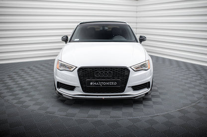 Maxton Design Frontlippe Audi A3 Limousine 8V 2013–2016 V.2 – Frontsplitter V.2 Audi A3 Limousine 8V