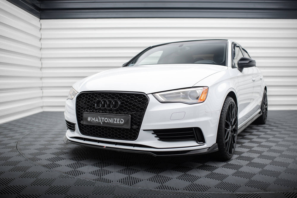 Maxton Design Frontlippe Audi A3 Limousine 8V 2013–2016 V.2 – Frontsplitter V.2 Audi A3 Limousine 8V