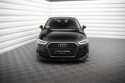 Maxton Design Frontsplitter Audi A3 Sportback 8V Facelift V.2 2016 - 2020 - Frontsplitter Audi A3 Sportback