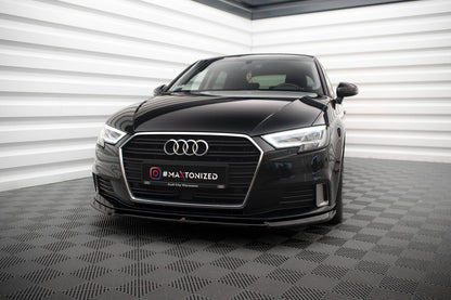 Maxton Design Frontsplitter Audi A3 Sportback 8V Facelift V.2 2016 - 2020 - Frontsplitter Audi A3 Sportback