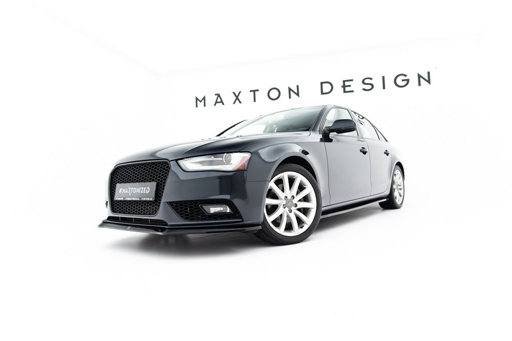 Maxton Frontlippe Audi A4 B8 FL V.2 2011-2015 / Frontsplitter V.2 Audi A4 B8 FL