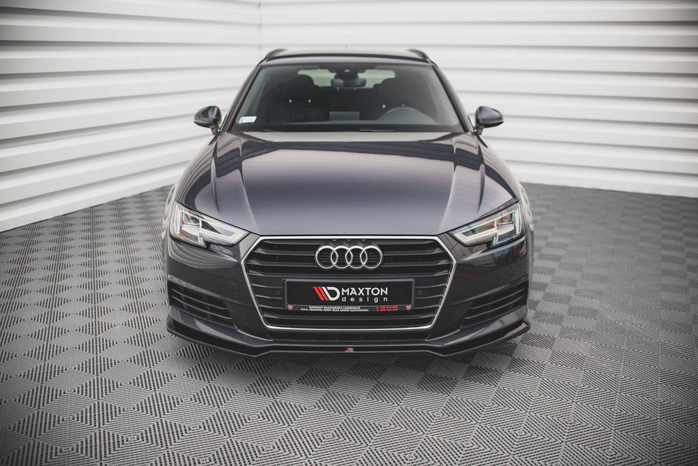 Maxton Frontlippe Audi A4 B9 V.2 2015 - 2019 / Frontsplitter V.2 Audi A4 B9