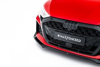 Maxton Design Frontsplitter Audi RS3 Limousine 8Y Facelift V.2 2024 - Frontsplitter Audi RS3 Limousine