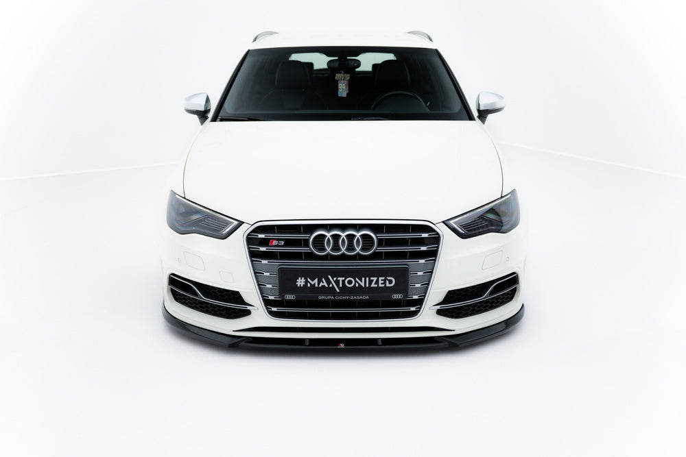 Maxton Design Frontlippe Audi S3 / A3 S-Line Sportback / Hatchback 8V V.2 - Frontsplitter V.2 Audi S3 / A3 S-Line Sportback / Hatchback 8V