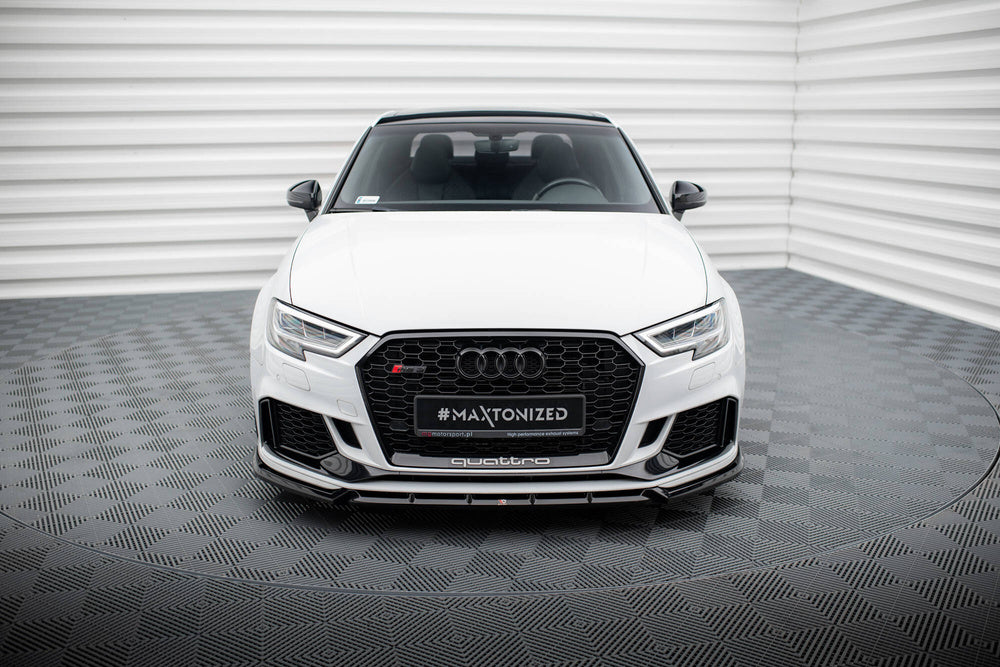 Maxton Design Frontlippe Audi RS3 Limousine 8V Facelift V.3 2016-2020 - Frontsplitter Audi RS3 Limousine